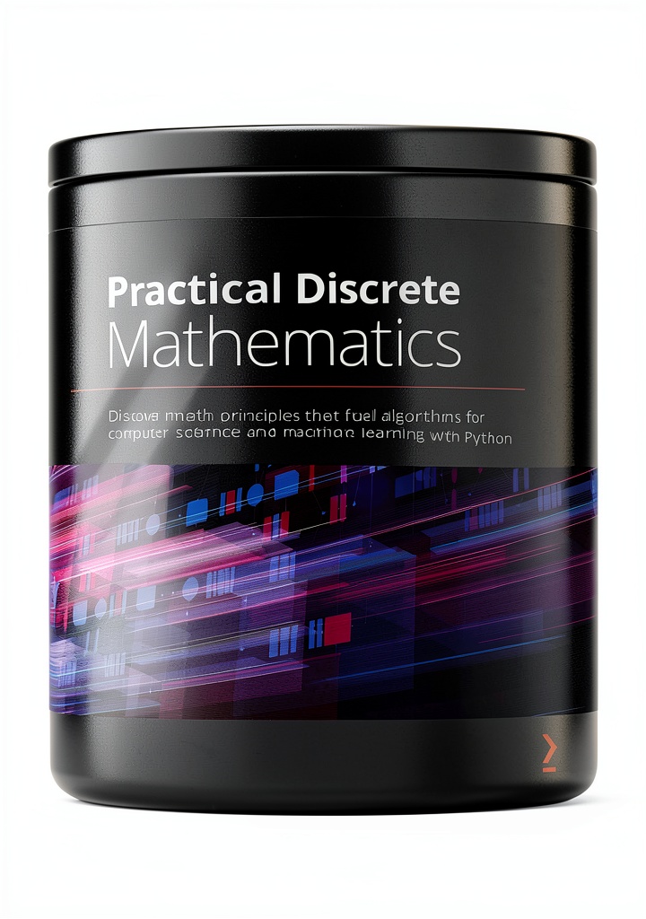 Packt Publishing Linear Programming Book Discrete open on tablet with mathematical notation visible