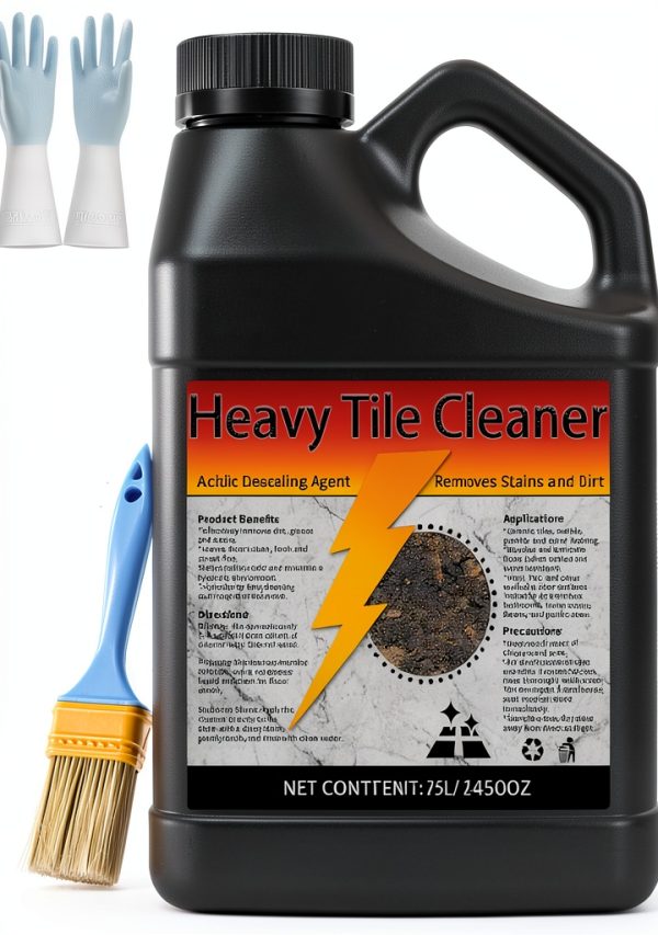 Tile Cleaner 0.75L Generic Floor Cleaner Stain Removing Liquid-0