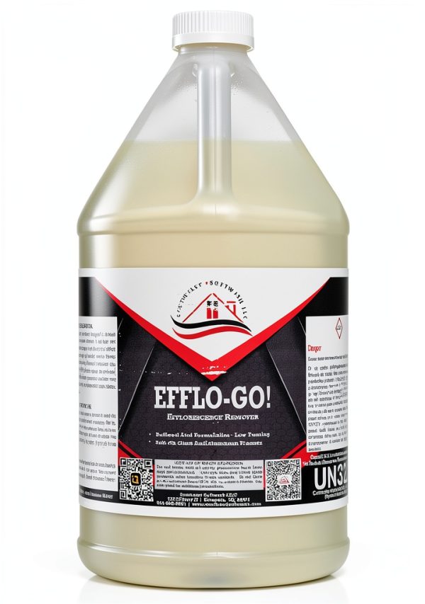 Efflo Go Southeast Softwash Efflo Remover for Concrete Brick 1 Gallon-0